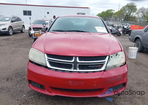 2014 Dodge Avenger Se из США, поврежденный, VIN 1C3CDZAB0EN112964